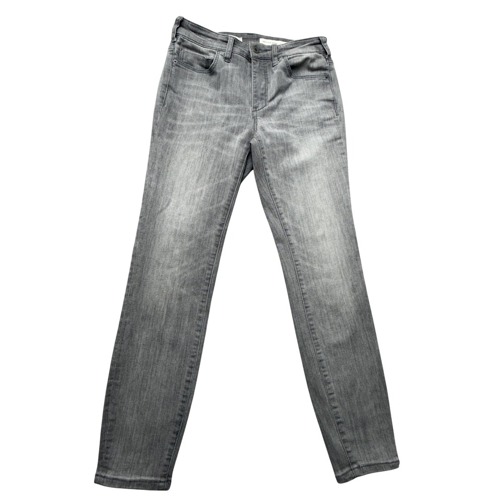 Pilcro And The Letterpress High-Rise Skinny Jeans Womens 28x25 Gray Stretch